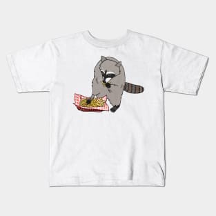 French Fry Raccoon! Kids T-Shirt